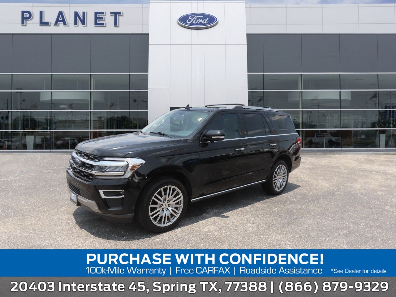 2024 Ford Expedition Limited Agate Black Metallic at Planet Ford