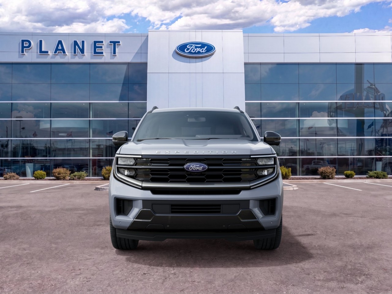 2027 Ford Expedition Platinum Glacier Gray Metallic Tri-Coat at Planet Ford