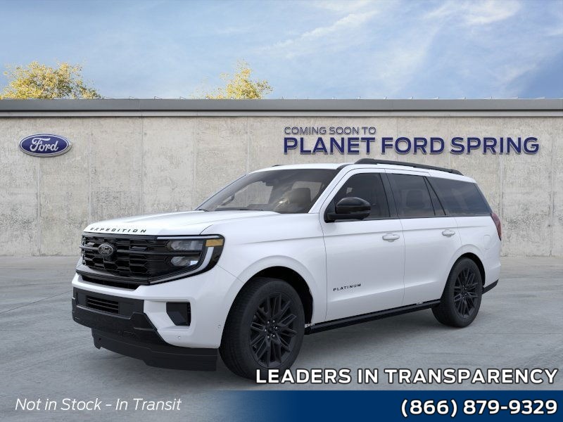 2027 Ford Expedition Platinum Star White Metallic Tri-Coat at Planet Ford