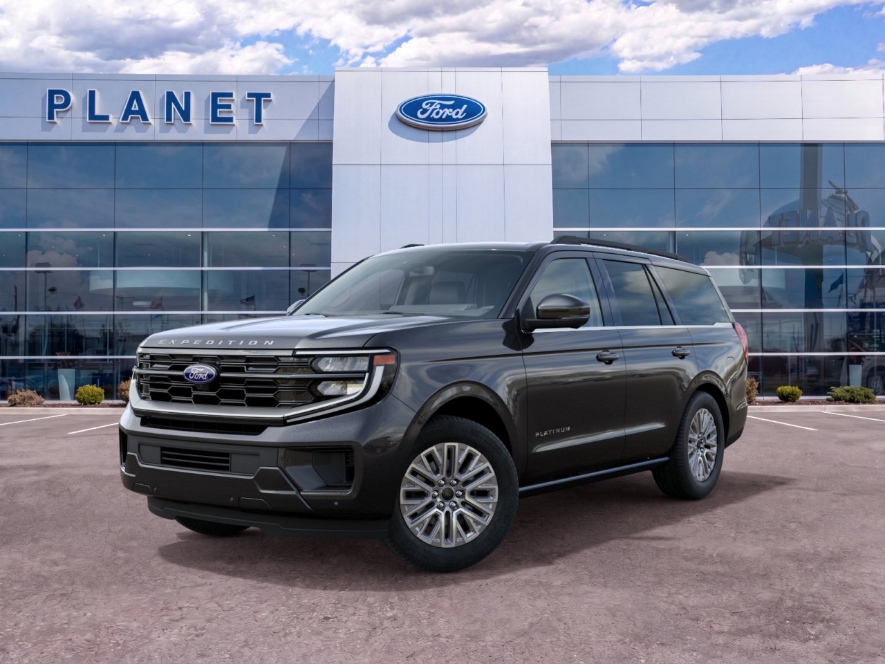 2027 Ford Expedition Platinum Dark Matter Gray Metallic at Planet Ford