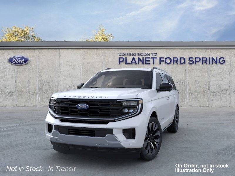 2026 Ford Expedition Platinum Star White Metallic Tri-Coat at Planet Ford