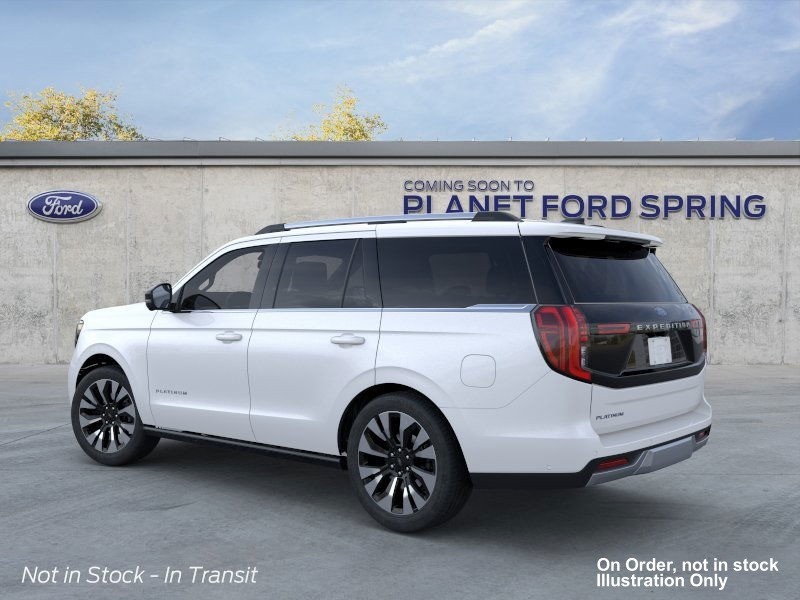 2026 Ford Expedition Platinum Star White Metallic Tri-Coat at Planet Ford