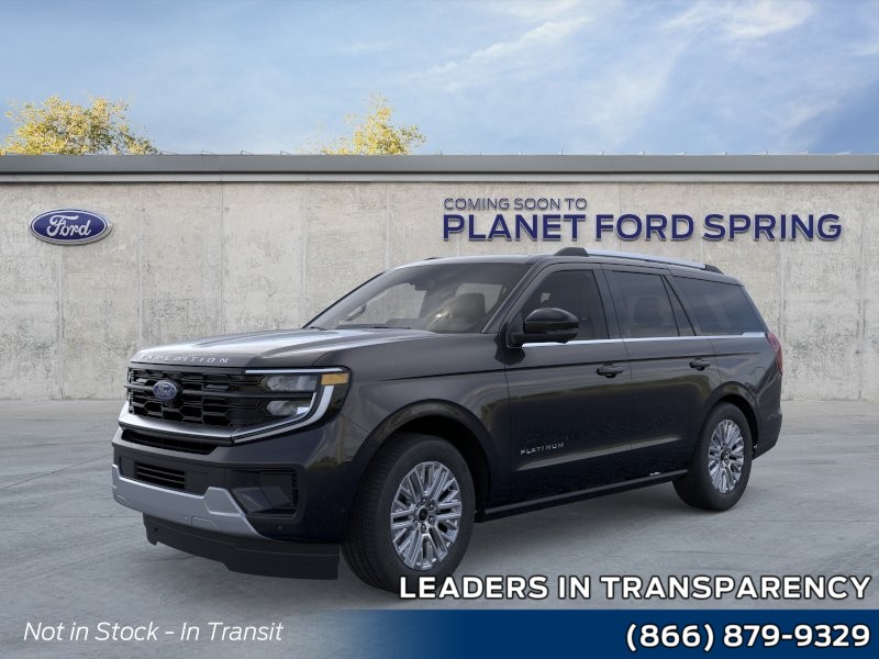 2026 Ford Expedition Platinum Agate Black Metallic at Planet Ford