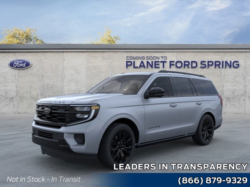 2026 Ford Expedition Platinum Glacier Gray Metallic Tri-Coat at Planet Ford