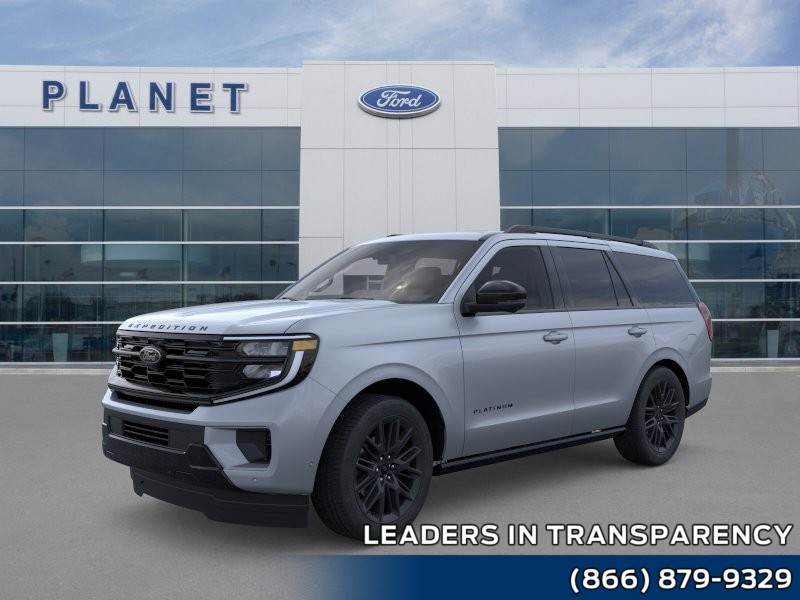 2026 Ford Expedition Platinum Glacier Gray Metallic Tri-Coat at Planet Ford