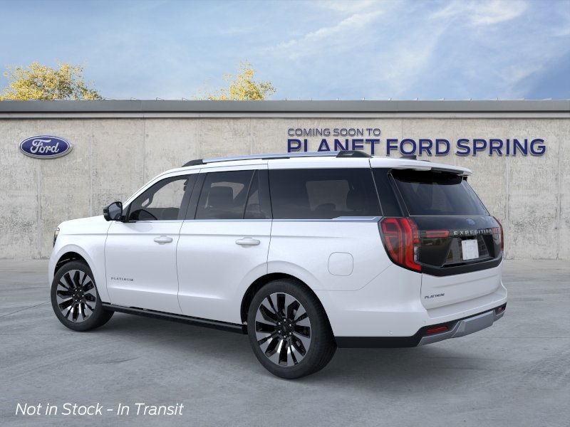 2025 Ford Expedition Platinum Star White Metallic Tri-Coat at Planet Ford