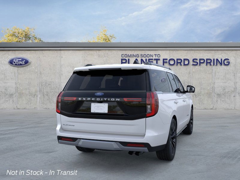 2025 Ford Expedition Platinum Star White Metallic Tri-Coat at Planet Ford