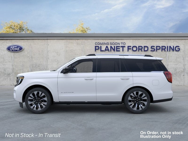 2025 Ford Expedition Platinum Star White Metallic Tri-Coat at Planet Ford