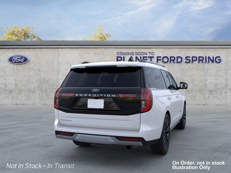 2025 Ford Expedition Platinum Star White Metallic Tri-Coat at Planet Ford