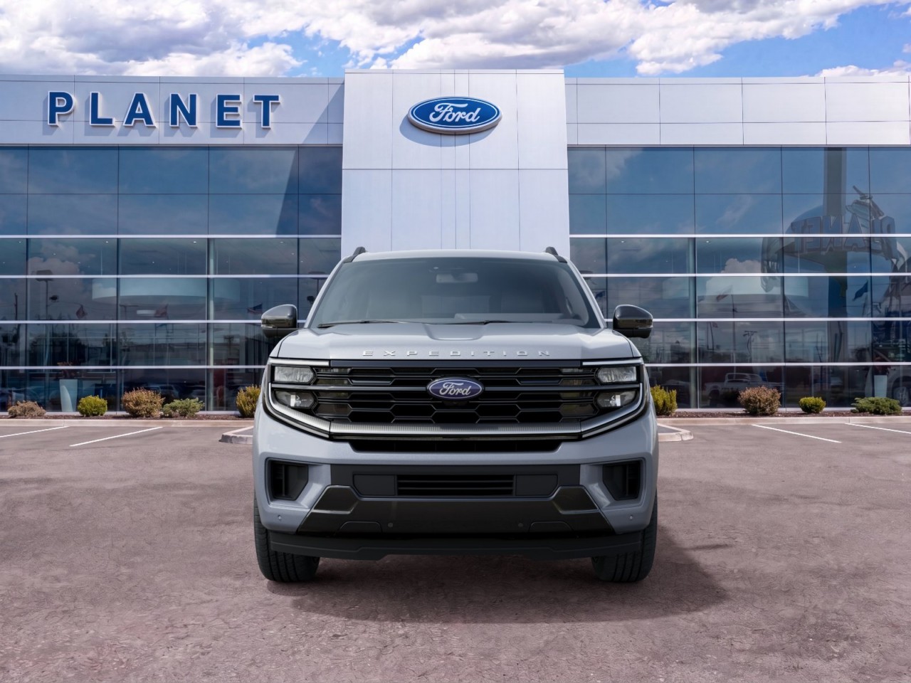 2027 Ford Expedition Platinum Glacier Gray Metallic Tri-Coat at Planet Ford