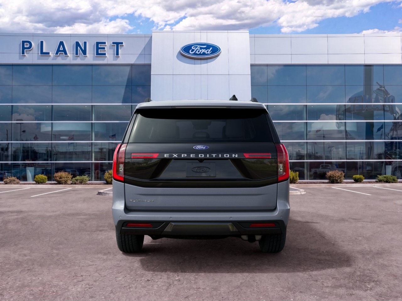 2027 Ford Expedition Platinum Glacier Gray Metallic Tri-Coat at Planet Ford