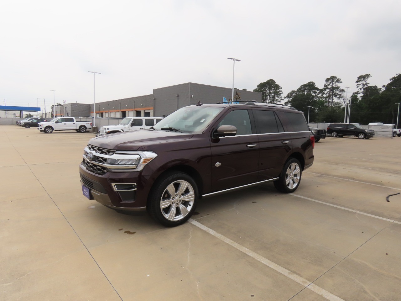 2024 Ford Expedition King Ranch Jewel Red Metallic Tinted Clearcoat at Planet Ford