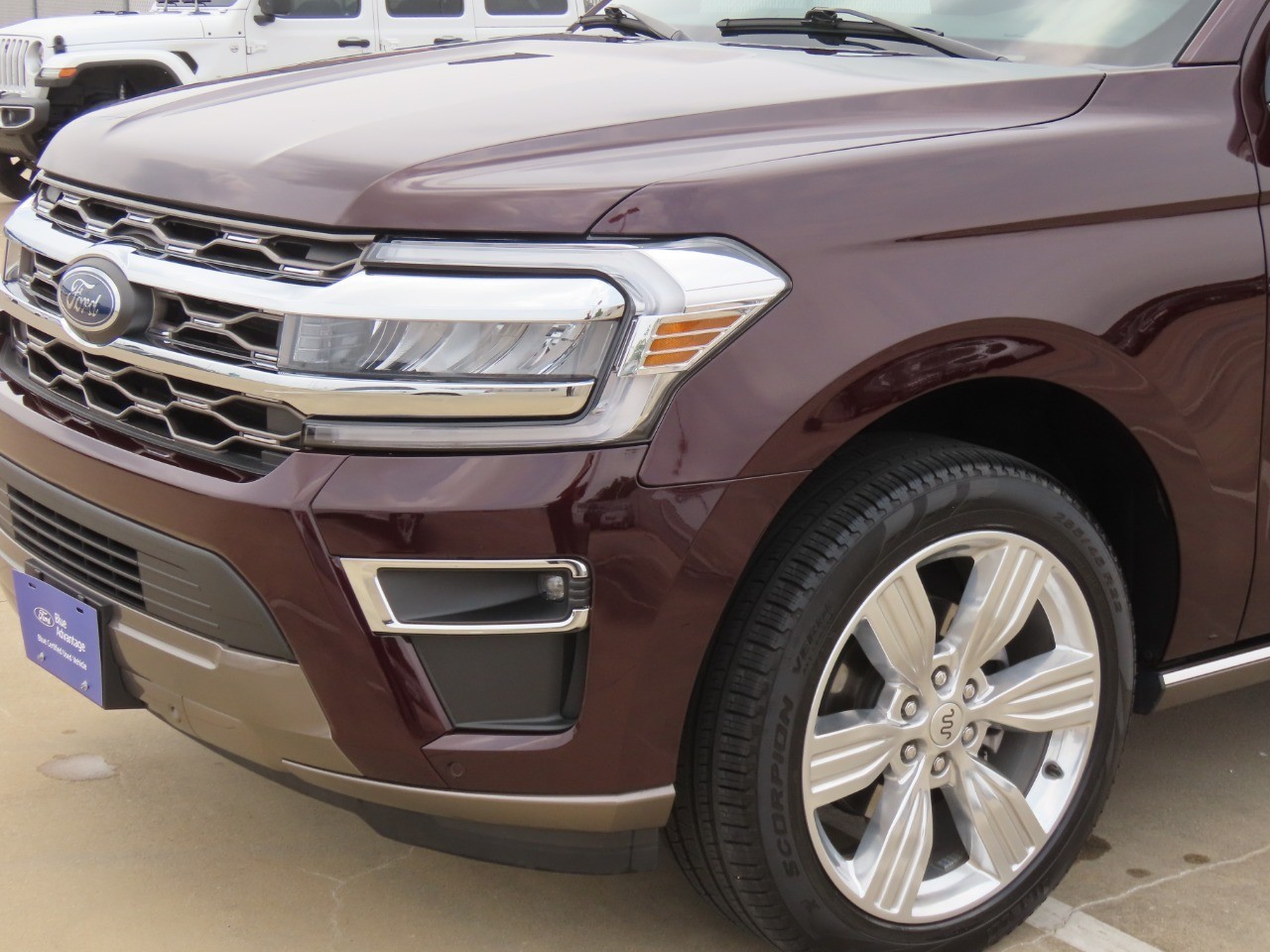 2024 Ford Expedition King Ranch Jewel Red Metallic Tinted Clearcoat at Planet Ford