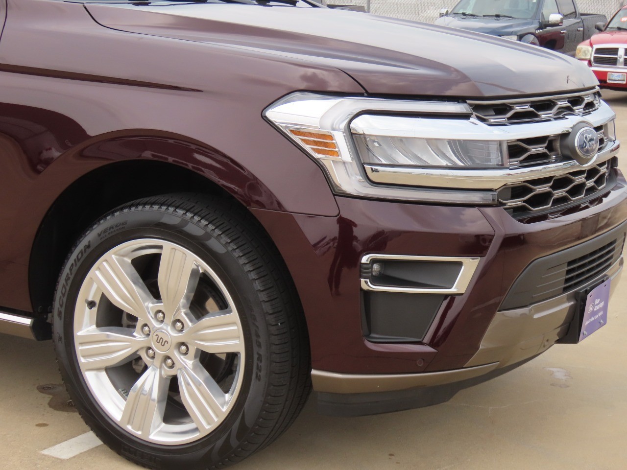 2024 Ford Expedition King Ranch Jewel Red Metallic Tinted Clearcoat at Planet Ford