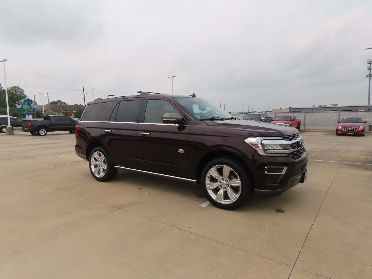 2024 Ford Expedition King Ranch Jewel Red Metallic Tinted Clearcoat at Planet Ford