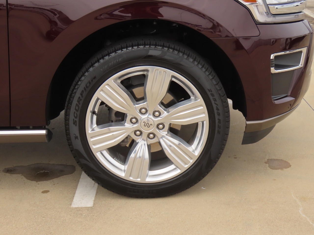 2024 Ford Expedition King Ranch Jewel Red Metallic Tinted Clearcoat at Planet Ford