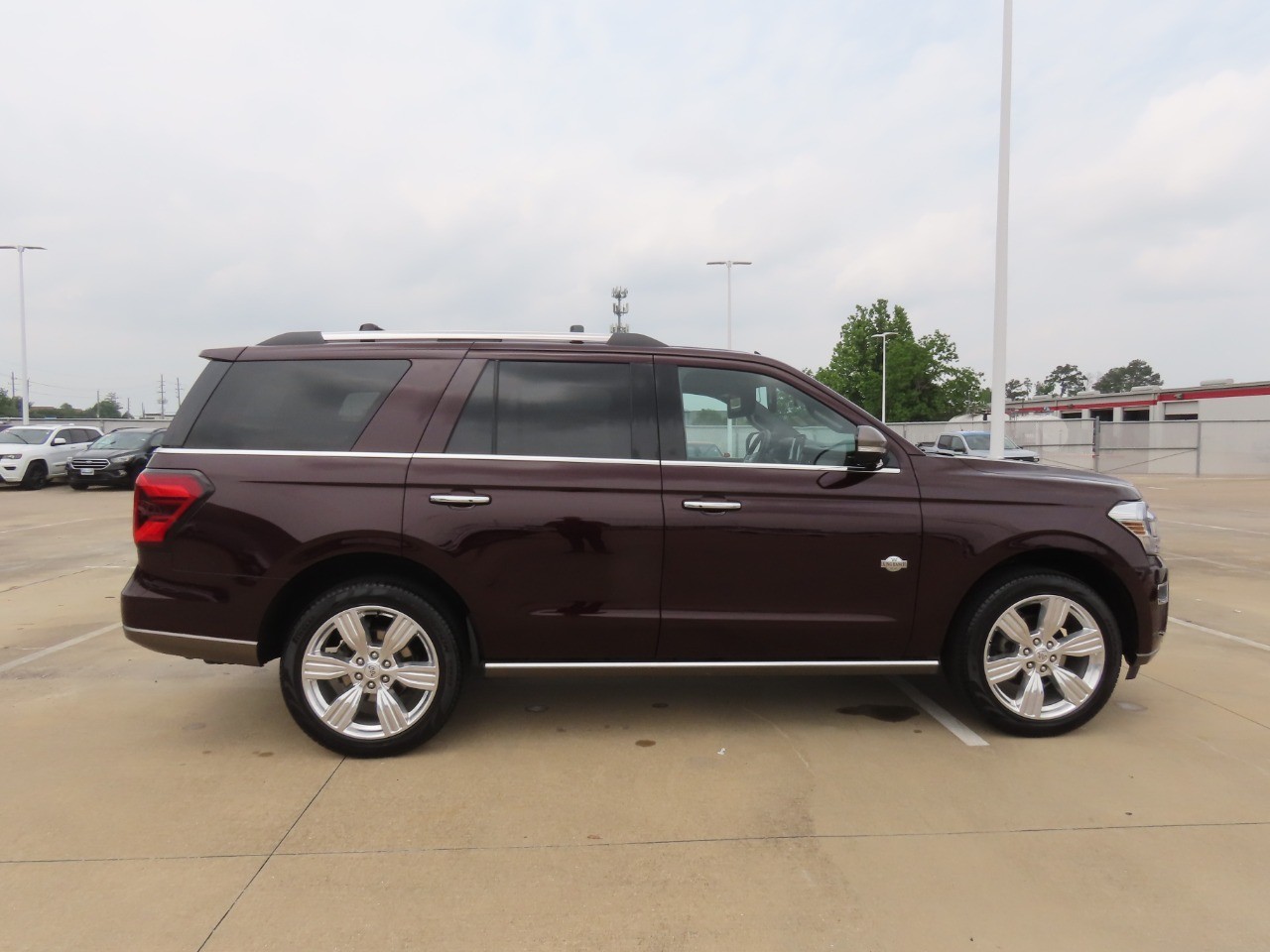 2024 Ford Expedition King Ranch Jewel Red Metallic Tinted Clearcoat at Planet Ford