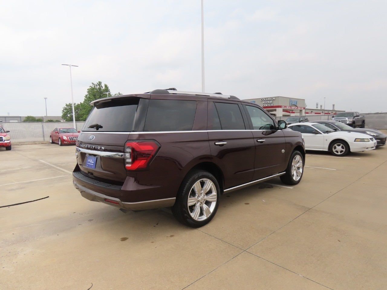 2024 Ford Expedition King Ranch Jewel Red Metallic Tinted Clearcoat at Planet Ford
