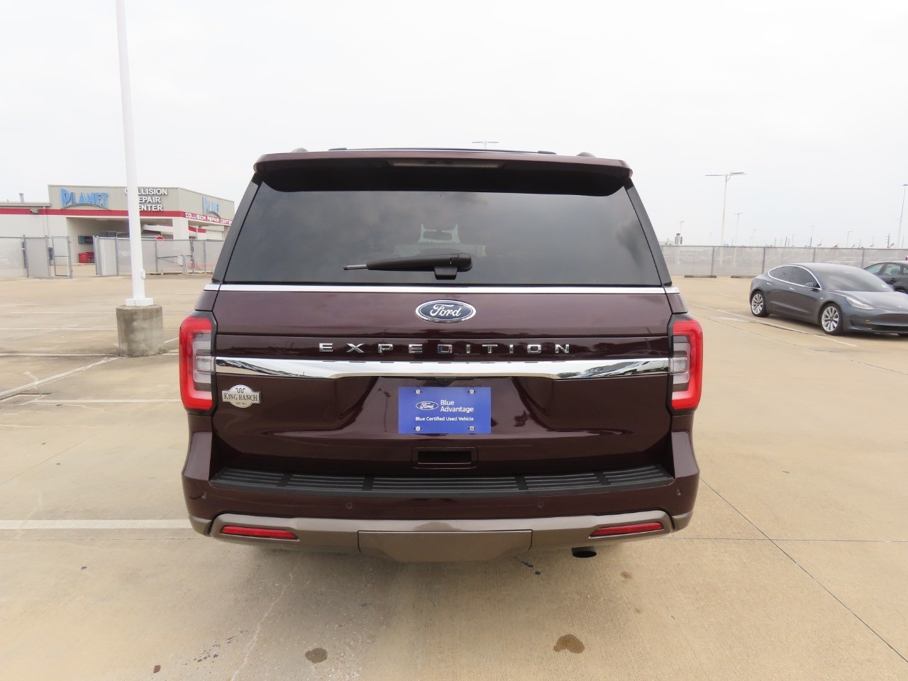 2024 Ford Expedition King Ranch Jewel Red Metallic Tinted Clearcoat at Planet Ford