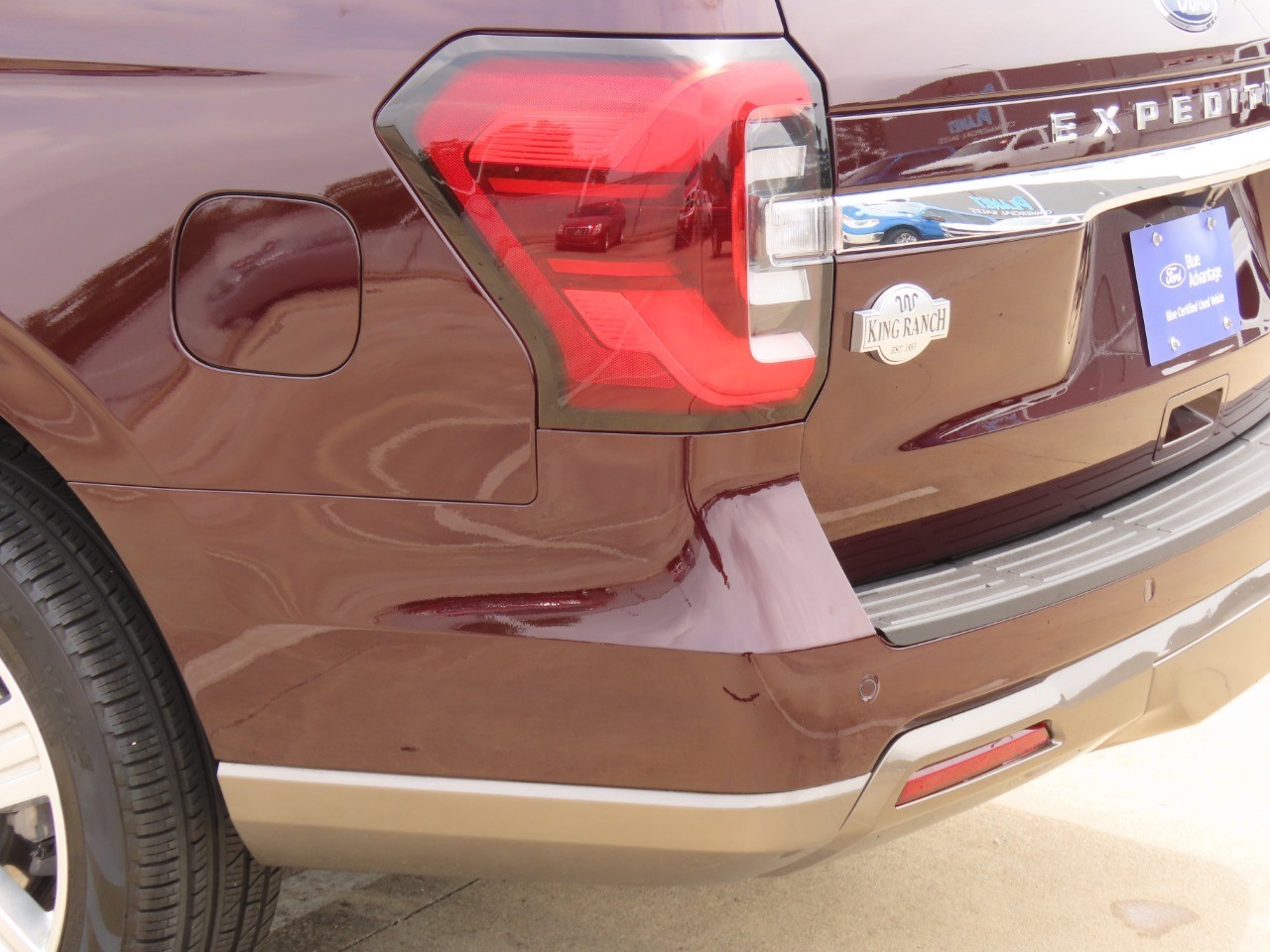 2024 Ford Expedition King Ranch Jewel Red Metallic Tinted Clearcoat at Planet Ford