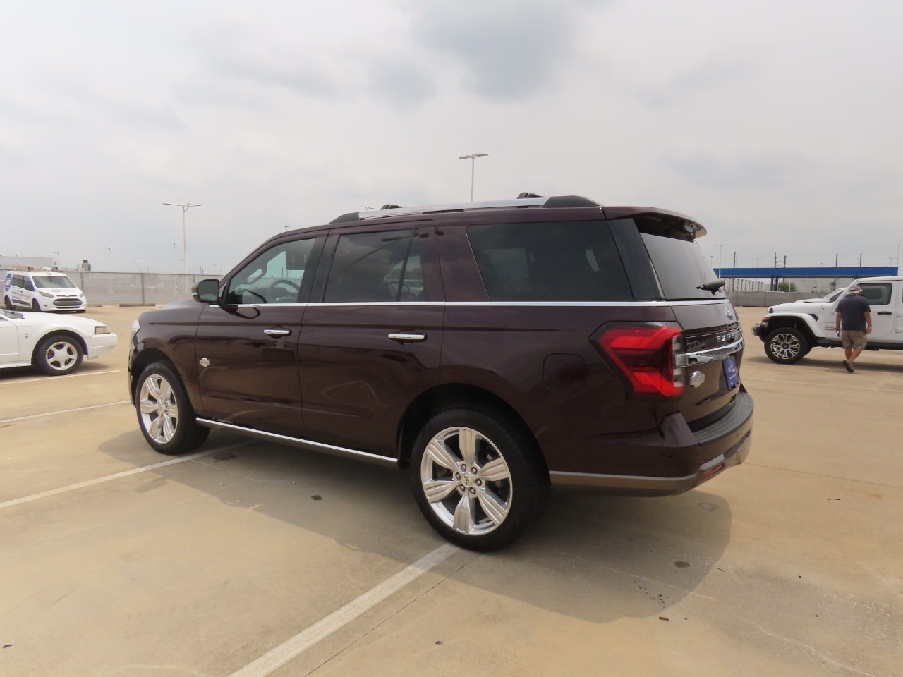 2024 Ford Expedition King Ranch Jewel Red Metallic Tinted Clearcoat at Planet Ford