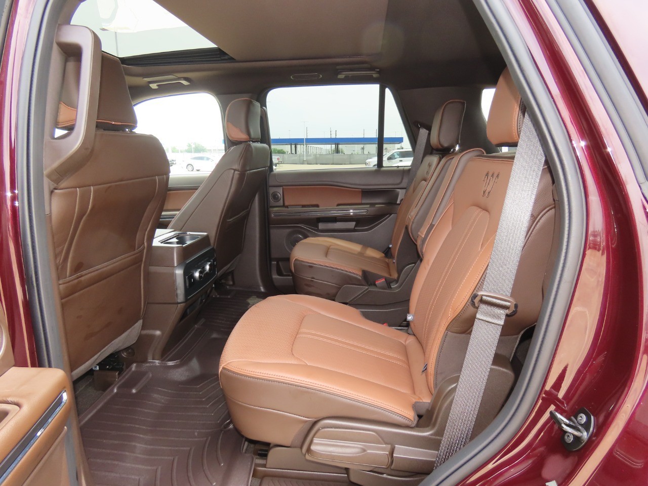 2024 Ford Expedition King Ranch Jewel Red Metallic Tinted Clearcoat at Planet Ford