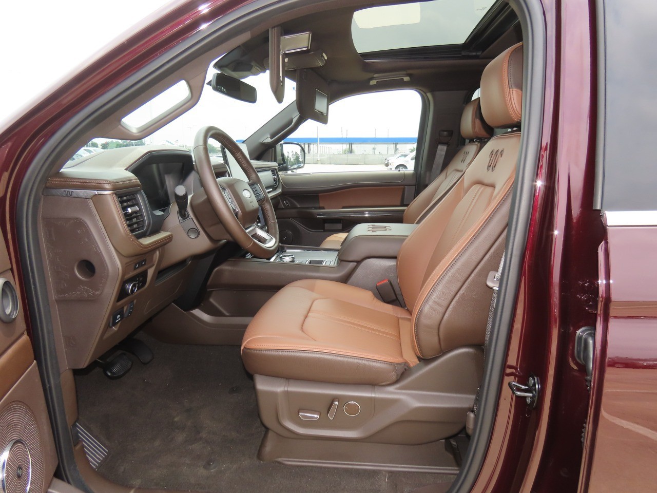 2024 Ford Expedition King Ranch Jewel Red Metallic Tinted Clearcoat at Planet Ford