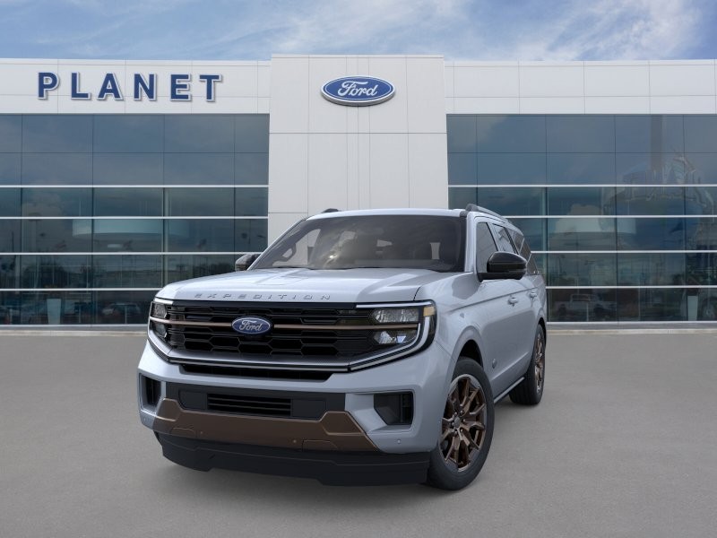2026 Ford Expedition King Ranch Glacier Gray Metallic Tri-Coat at Planet Ford