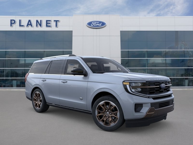 2026 Ford Expedition King Ranch Glacier Gray Metallic Tri-Coat at Planet Ford