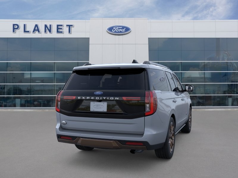 2026 Ford Expedition King Ranch Glacier Gray Metallic Tri-Coat at Planet Ford