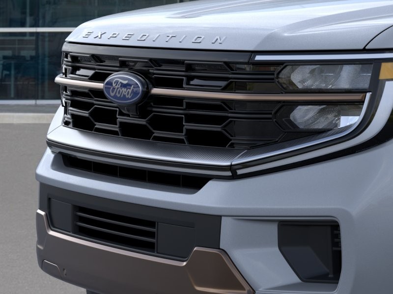 2026 Ford Expedition King Ranch Glacier Gray Metallic Tri-Coat at Planet Ford