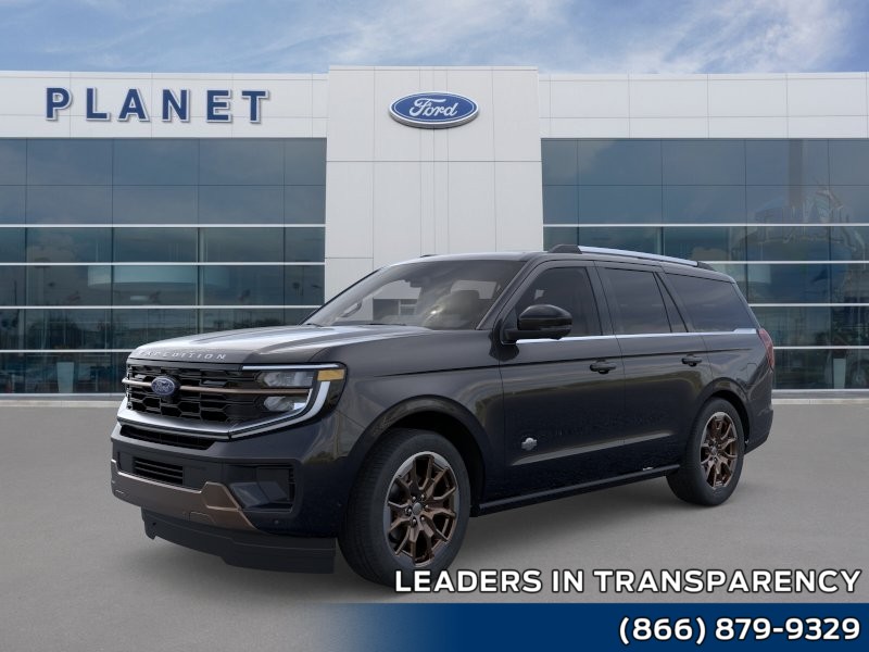 2026 Ford Expedition King Ranch Agate Black Metallic at Planet Ford