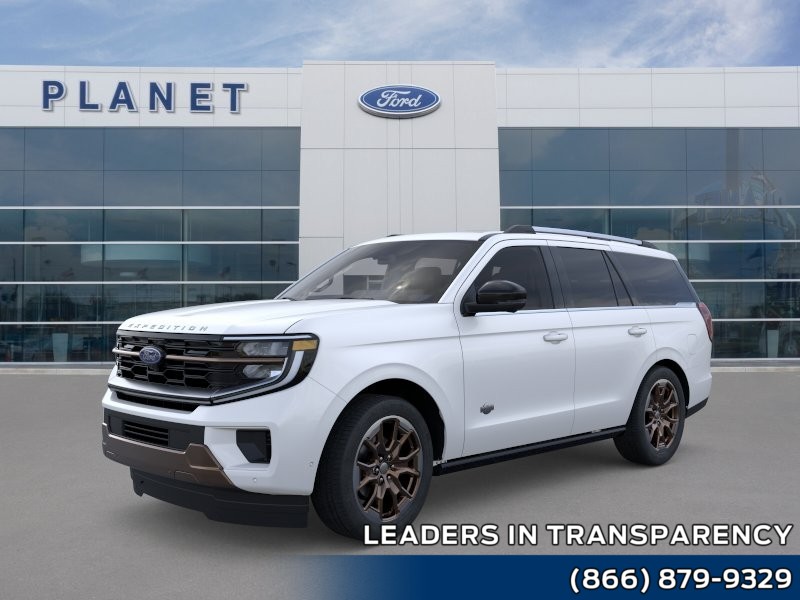 2026 Ford Expedition King Ranch Star White Metallic Tri-Coat at Planet Ford