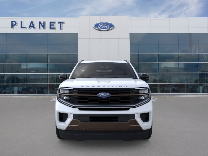 2026 Ford Expedition King Ranch Star White Metallic Tri-Coat at Planet Ford