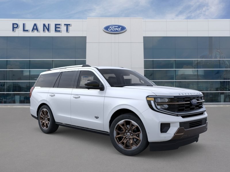 2026 Ford Expedition King Ranch Star White Metallic Tri-Coat at Planet Ford