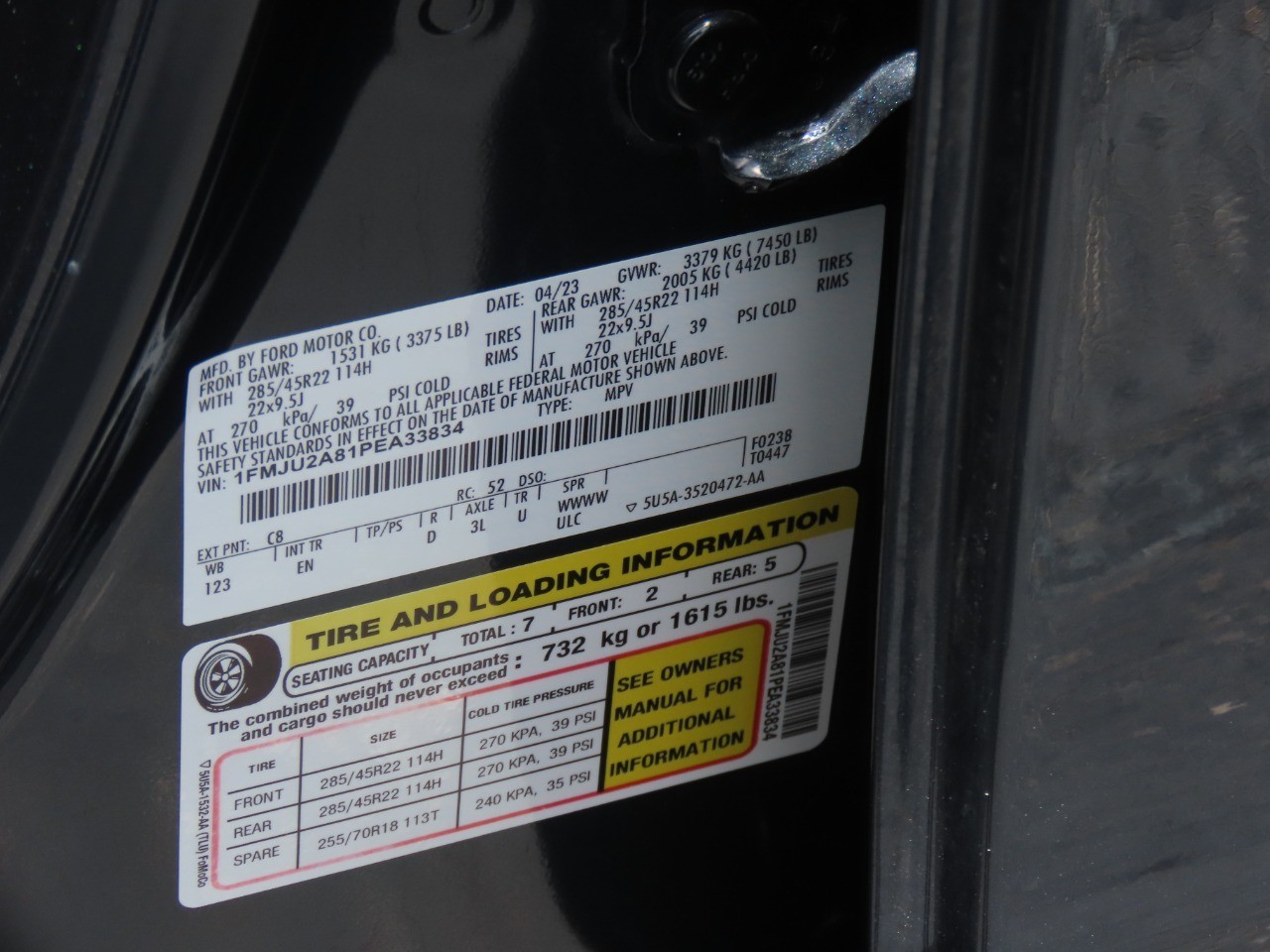 2023 Ford Expedition Limited Stone Blue Metallic at Planet Ford