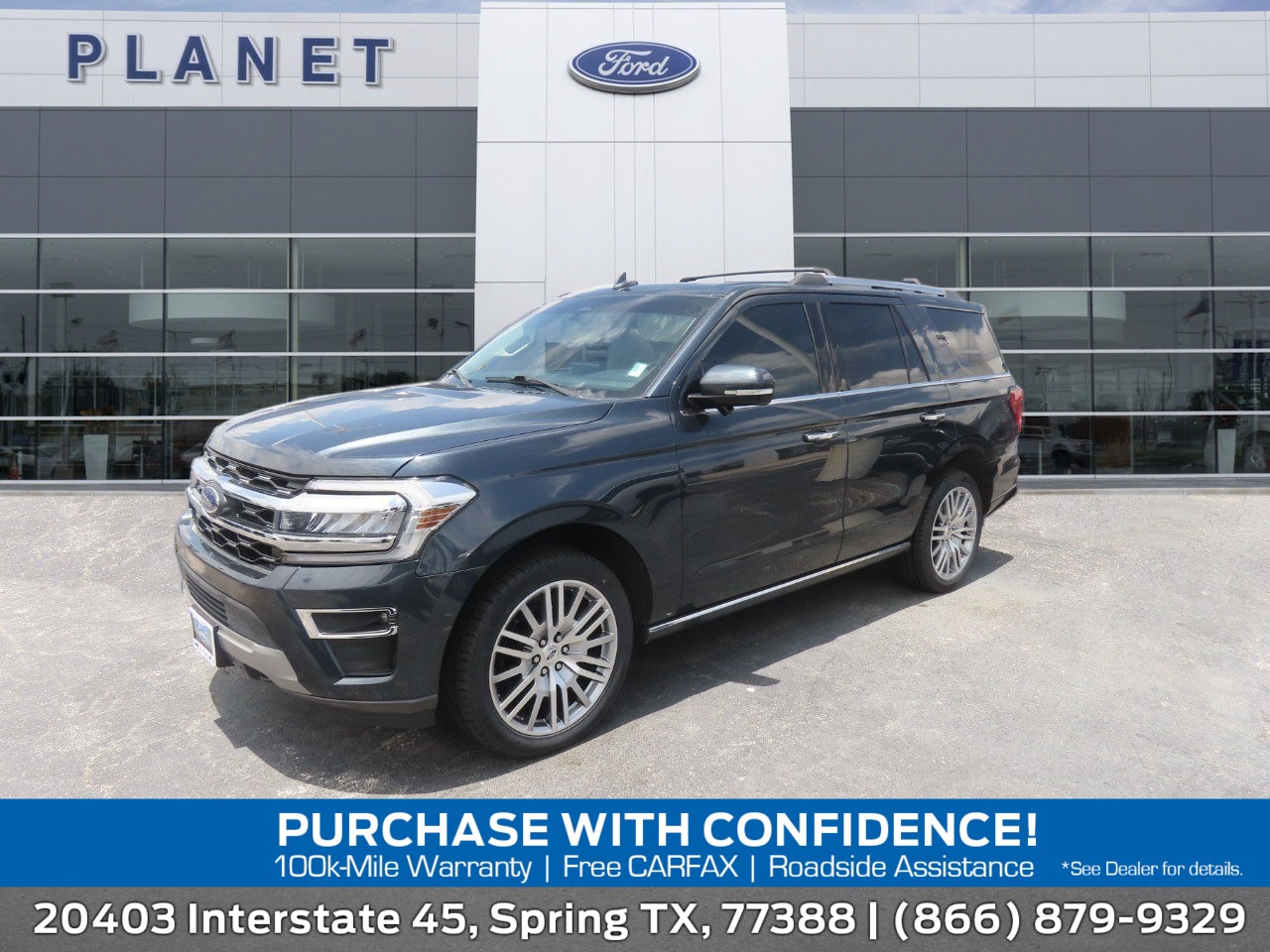 2023 Ford Expedition Limited Stone Blue Metallic at Planet Ford
