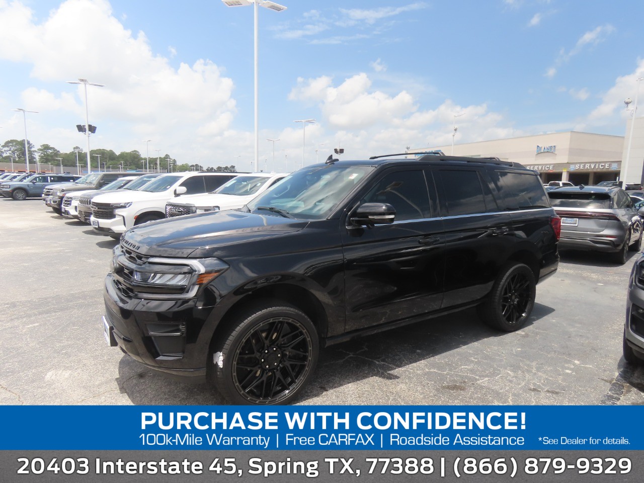 2024 Ford Expedition Limited Agate Black Metallic at Planet Ford