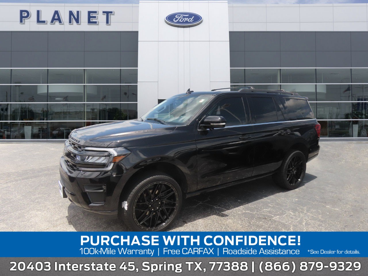 2024 Ford Expedition Limited Agate Black Metallic at Planet Ford