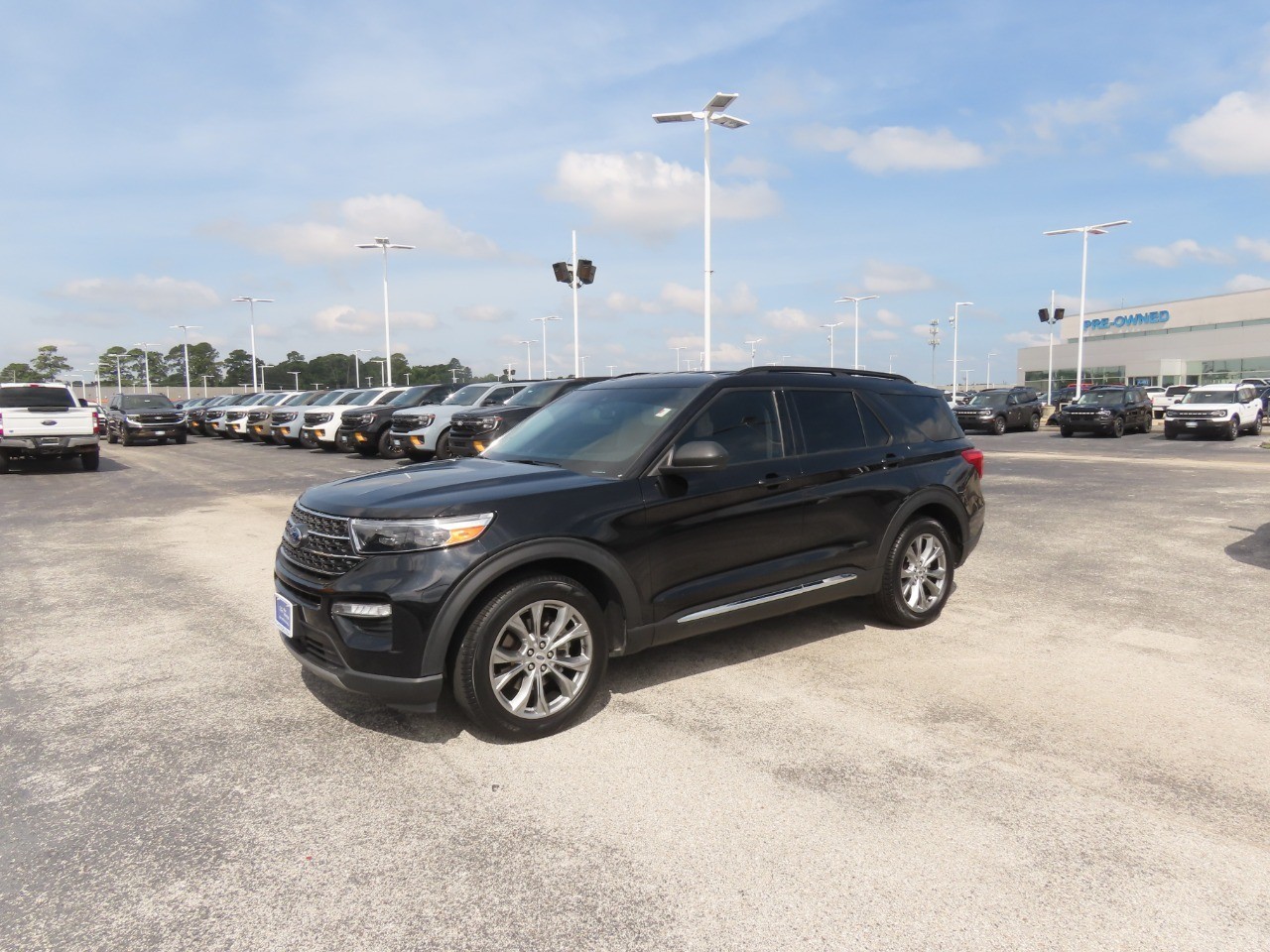 2023 Ford Explorer XLT Agate Black Metallic at Planet Ford