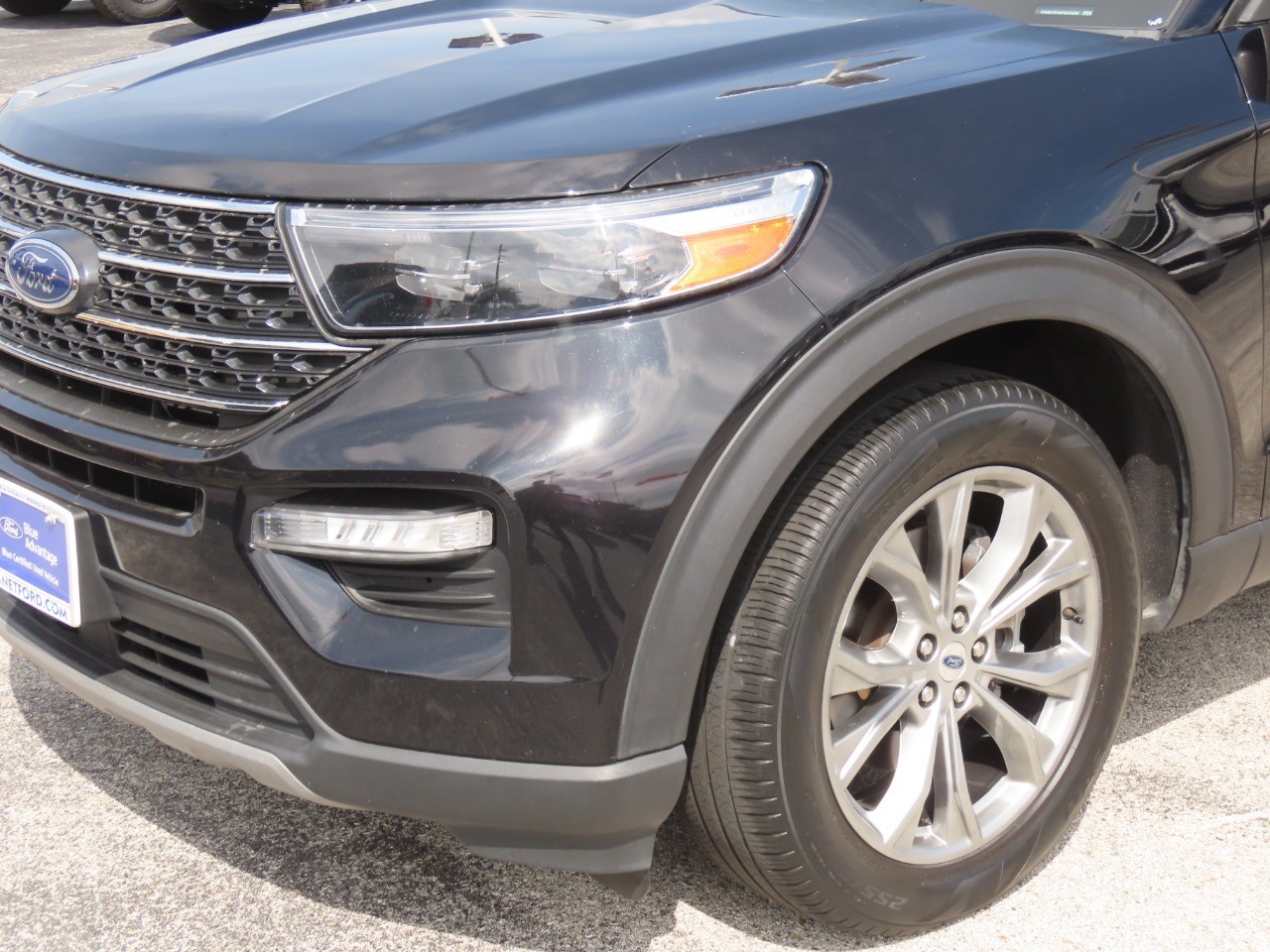 2023 Ford Explorer XLT Agate Black Metallic at Planet Ford