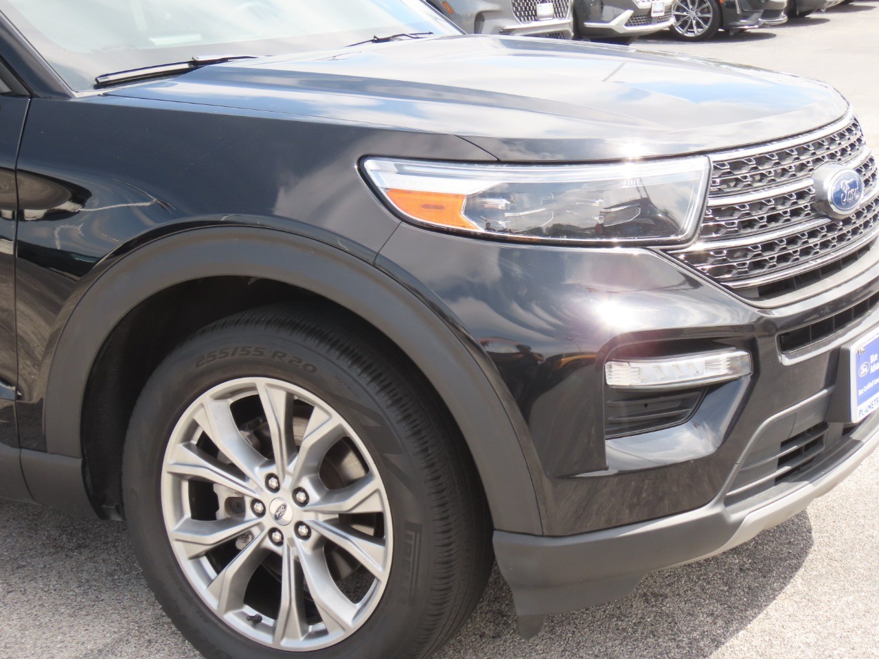 2023 Ford Explorer XLT Agate Black Metallic at Planet Ford