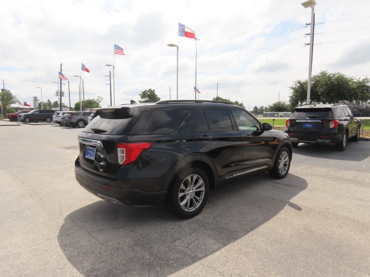 2023 Ford Explorer XLT Agate Black Metallic at Planet Ford