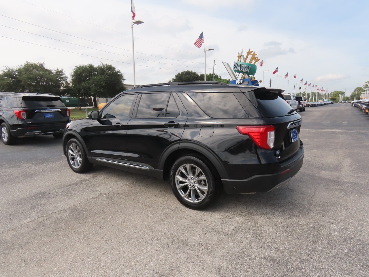 2023 Ford Explorer XLT Agate Black Metallic at Planet Ford