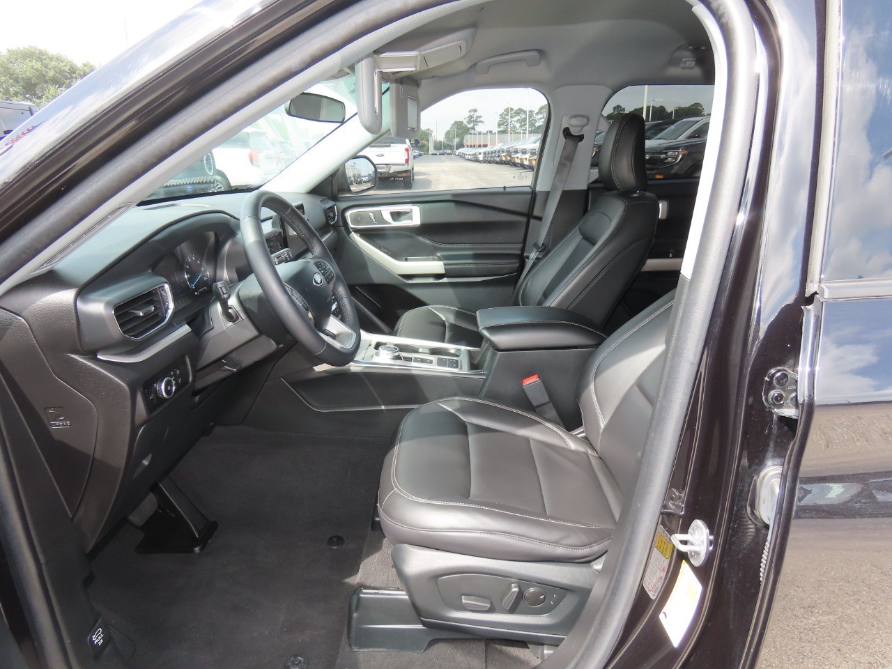 2023 Ford Explorer XLT Agate Black Metallic at Planet Ford