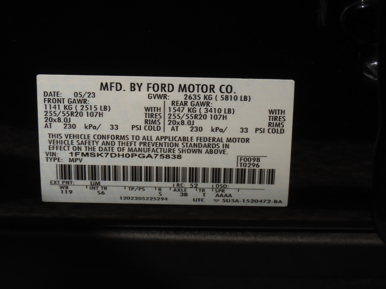 2023 Ford Explorer XLT Agate Black Metallic at Planet Ford