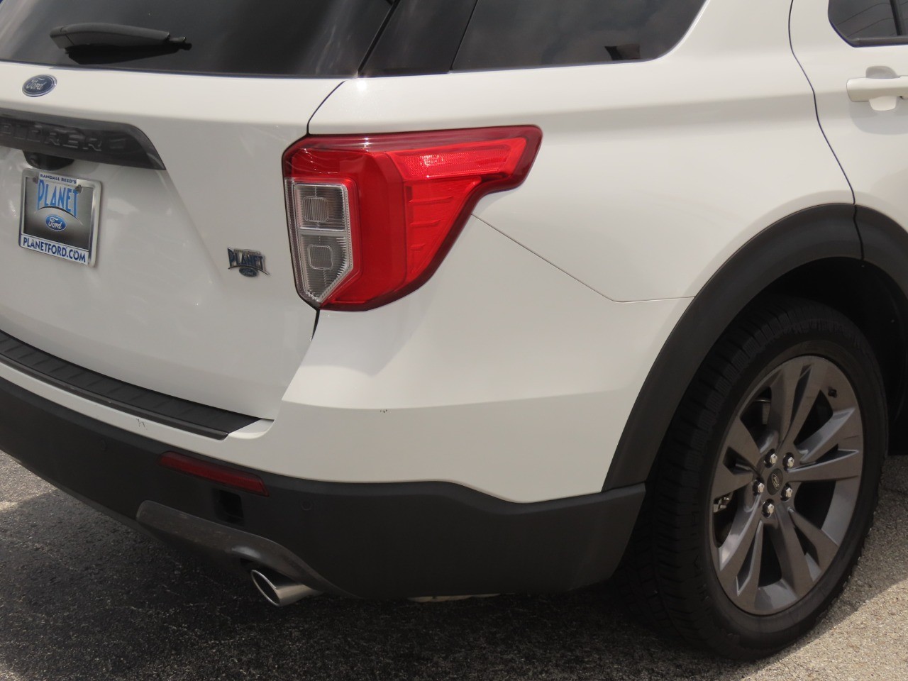 2023 Ford Explorer XLT Star White Metallic Tri-Coat at Planet Ford