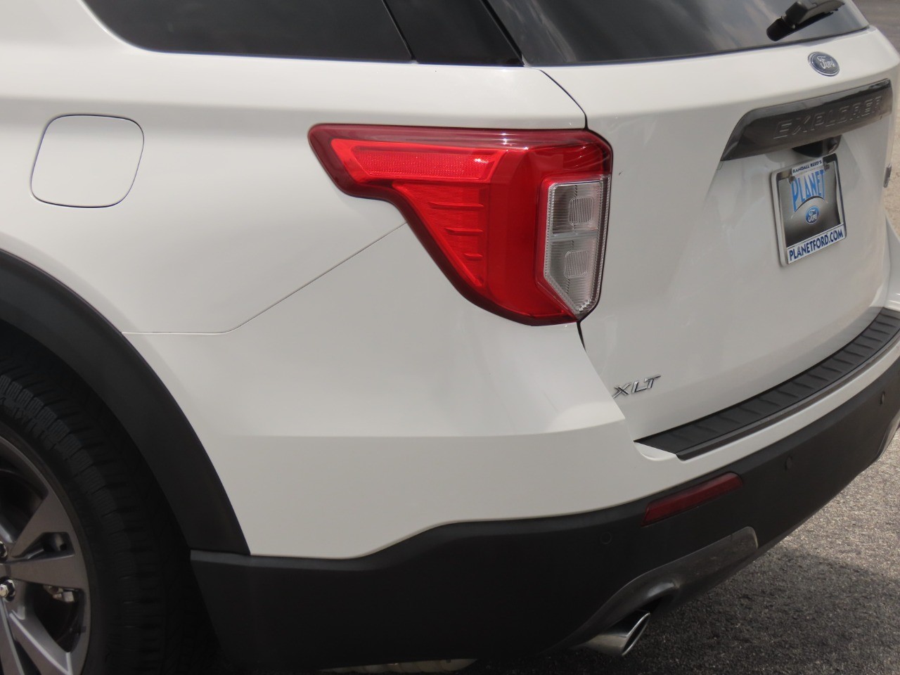 2023 Ford Explorer XLT Star White Metallic Tri-Coat at Planet Ford
