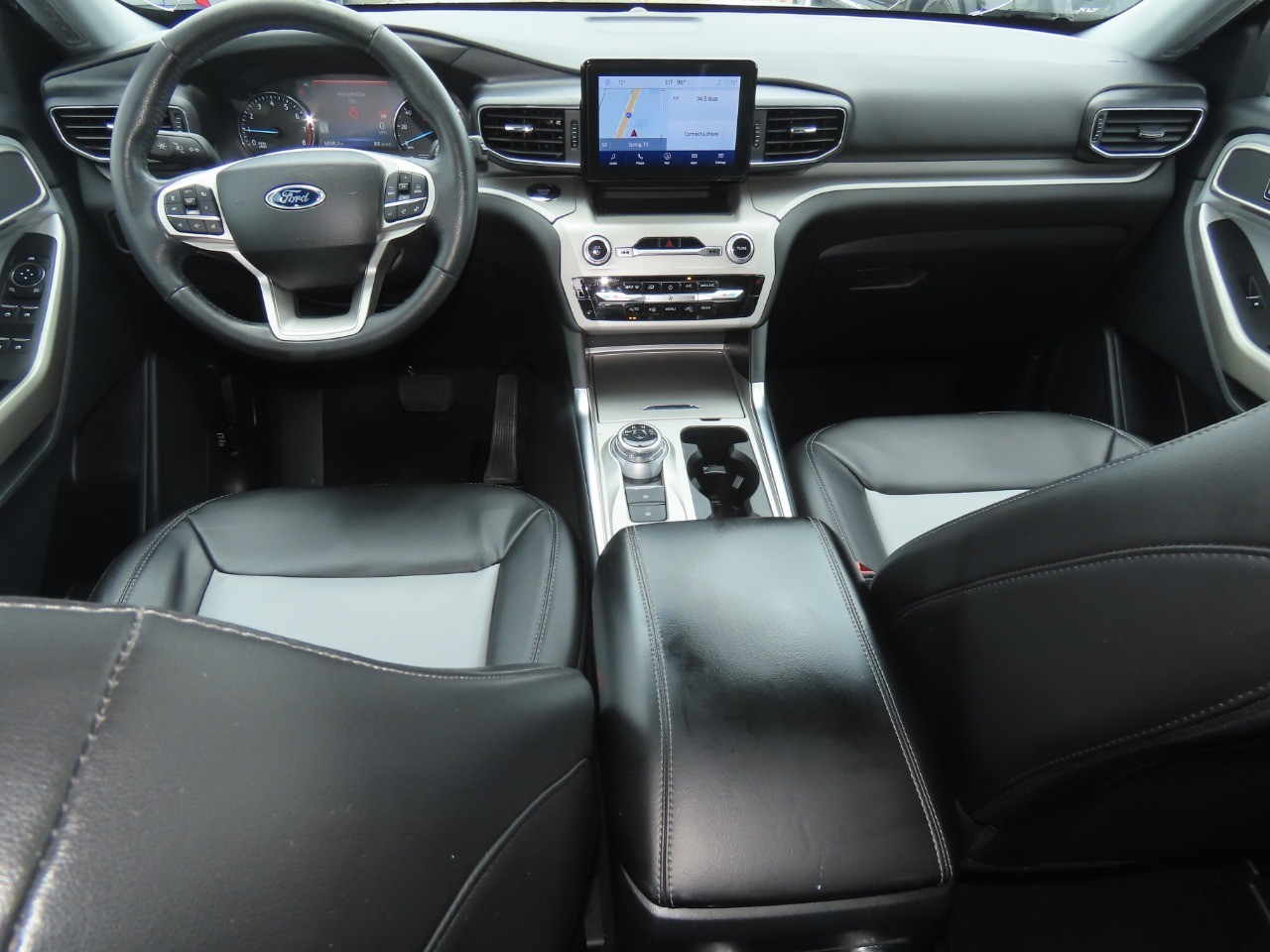 2023 Ford Explorer XLT Star White Metallic Tri-Coat at Planet Ford