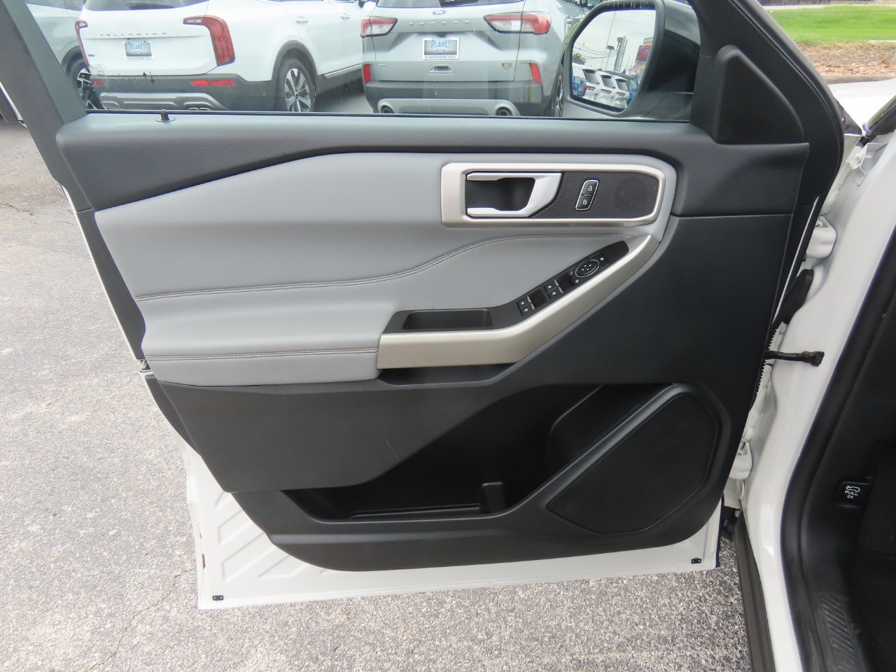 2023 Ford Explorer XLT Star White Metallic Tri-Coat at Planet Ford